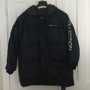 Fubu The Collection. Down Parka Puffer Jacket w/hoodie.